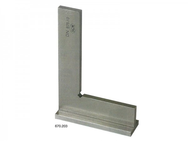Steel square with base 75x50 mm/II