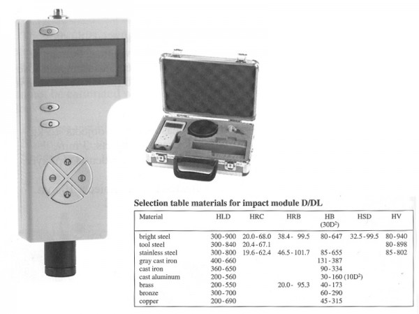 Portable Digital Hardness Tester 200-900