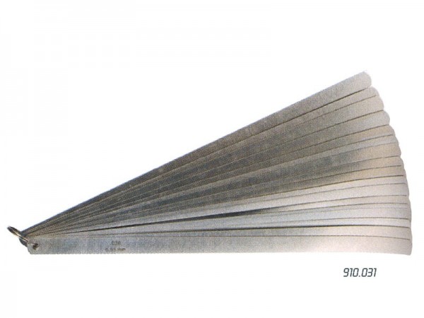Měrky spárové ocelové 20 listů 0,05-1,0 mm délka 300 mm