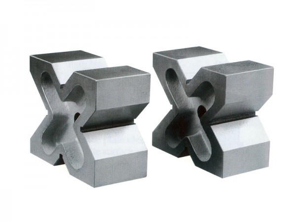 Cast iron X-blocks in pair 120x100x60
