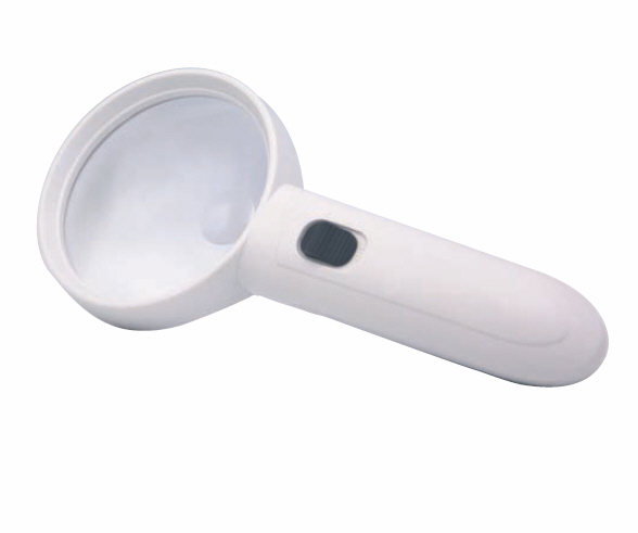 Magnifying glass 2x/6x with LED and UV illumination